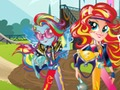Gioco Ragazze di Equestria. Giochi di amicizia: Motocross  in linea