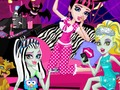 Gioco Volti divertenti di Monster Slumber Party  in linea