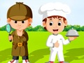 Gioco Bambini e professioni  in linea
