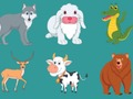Gioco Impara il gioco degli animali  in linea