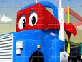 Gioco Puzzle per camion di città per auto  in linea