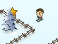 Gioco Ski di neve a zigzag in linea