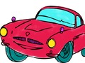 Gioco Libro da colorare di auto da corsa  in linea