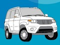 Gioco Libro da colorare di automobili russe  in linea