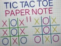 Gioco Tic Tac Toe Paper Note II in linea