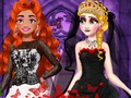 Gioco Abito da sposa nero principessa in linea
