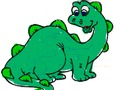 Gioco Torna a scuola: libro da colorare di dinosauri in linea