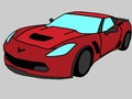 Gioco Auto americane: libro da colorare  in linea