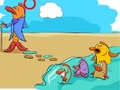 Gioco Differenze di uccelli dei cartoni animati  in linea