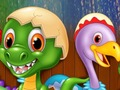 Gioco Libro da colorare di dinosauri  in linea