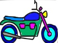 Gioco Ritorno a scuola: colorazione di motociclette  in linea