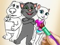 Gioco Libro da colorare di gattino  in linea