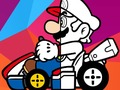 Gioco Libro da colorare di Mario Driving  in linea