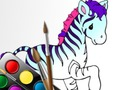 Gioco Libro da colorare di animali divertenti  in linea