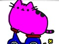 Gioco Ritorno a scuola: simpatici gatti da colorare  in linea