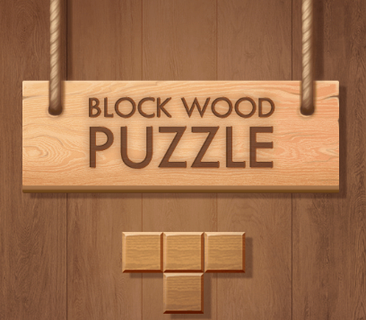 Gioco Blocca il puzzle di legno in linea