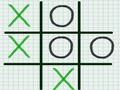 Gioco Nota sulla carta di punta di Tic tac toe  in linea