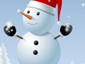 Gioco Coloring di pupazzo di neve felice in linea