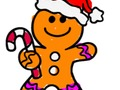 Gioco Ritorno a scuola: libro da colorare con biscotti di Natale  in linea