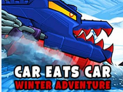 Gioco L'auto mangia l'auto: avventura invernale in linea