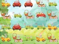 Gioco Coniglietti Driving Cars Match 3  in linea