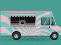 Gioco Puzzle di camion per cibo e consegna  in linea