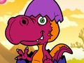 Gioco Colorazione divertente dei dinosauri di era glaciale  in linea