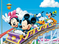 Gioco Topolino nelle montagne russe - Imposta i blocchi  in linea