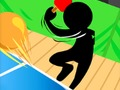 Gioco Stickman ping pong in linea
