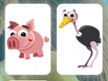 Gioco Memoria di carte animali  in linea
