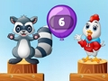 Gioco Divisione Palloncini Jungle  in linea