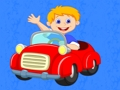 Gioco Auto a pedali puzzle  in linea