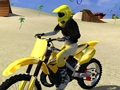 Gioco Acrobazia sulla spiaggia per motociclisti  in linea