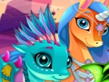 Gioco Simpatici puzzle di unicorni e draghi  in linea