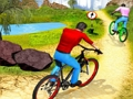 Gioco Ciclista fuoristrada in salita  in linea