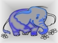 Gioco Baby Elephant da colorare  in linea