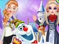 Gioco Principesse e lo stile invernale di Olaf  in linea