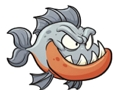 Gioco Simpatici puzzle piranha  in linea