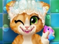 Gioco Bagno arrugginito del gattino  in linea