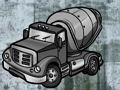 Gioco Memoria dei camion del miscelatore  in linea