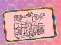Gioco Camion divertenti da colorare  in linea