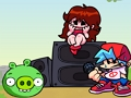 Gioco Friday Night Funkin 'vs PIG di Angry Birds  in linea