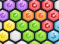 Gioco Puzzle esagonale di dolci caramelle  in linea