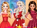 Gioco Festa di Natale delle principesse Disney  in linea