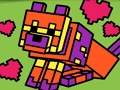 Gioco Bambini facili da colorare Mineblox  in linea