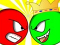 Gioco Palla rossa contro re verde  in linea