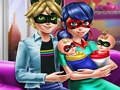 Gioco Giornata della famiglia della ragazza punteggiata  in linea