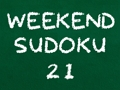 Gioco Sudoku del fine settimana 21  in linea