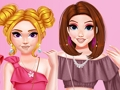 Gioco Top corto con volant alla moda Dress Up  in linea