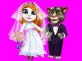 Gioco Talking Tom Angela Luna di miele esotica  in linea